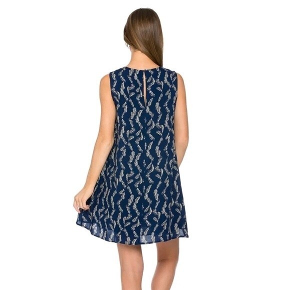 Mittoshop feather print shift dress size small - Picture 2 of 6
